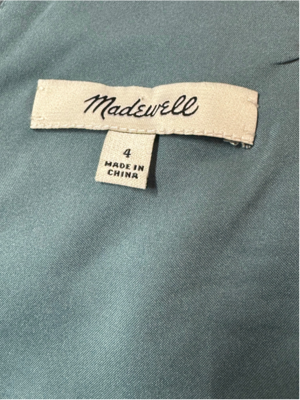 Women's Madewell Lace Mini Dress Size 4 Blue - Picture 5 of 6
